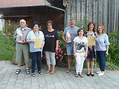 Ehrungen auf dem Ferienbauernhof Seidl in Windorf